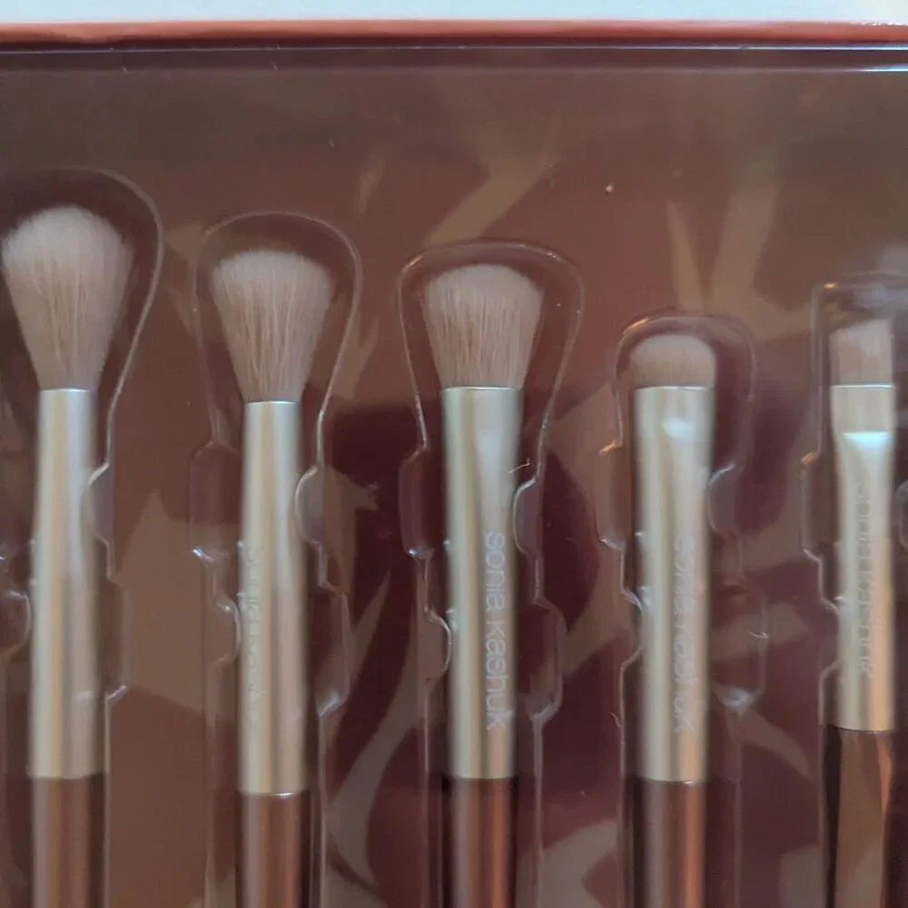 NWT 5pc Sonia Kashuk Make Up Brush Limited Edition Set Designer Brushes Box NEW